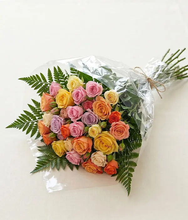 100 Blooms of Assorted Spray Roses Send Blooms