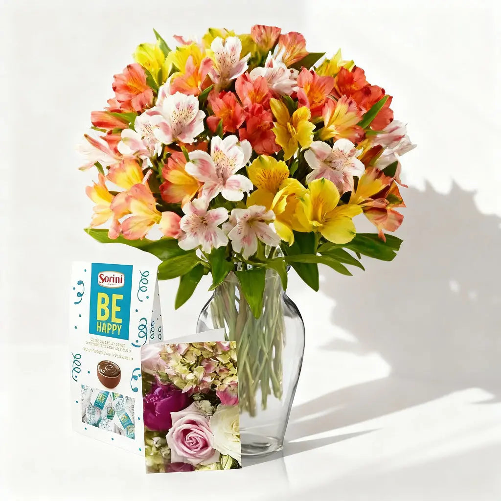 Alstroemeria Bunches Bouquet Send Blooms