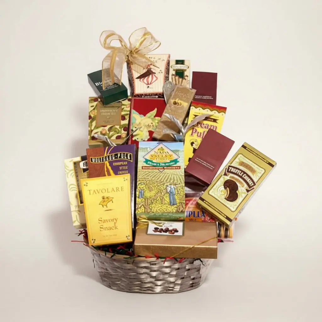Assorted Sweet Treats Gift Basket Send Blooms