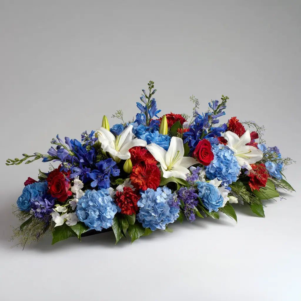 Beautiful Love Casket Spray Send Blooms