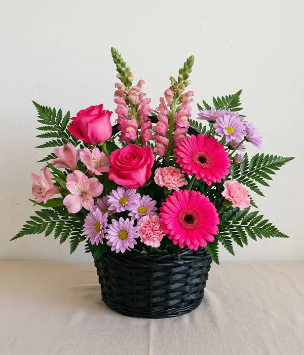 Bright Flowers Basket Send Blooms
