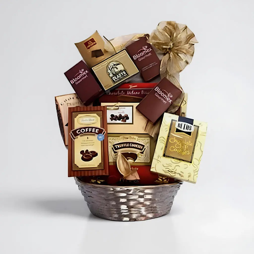 For the Love of Chocolate Gift Basket Send Blooms