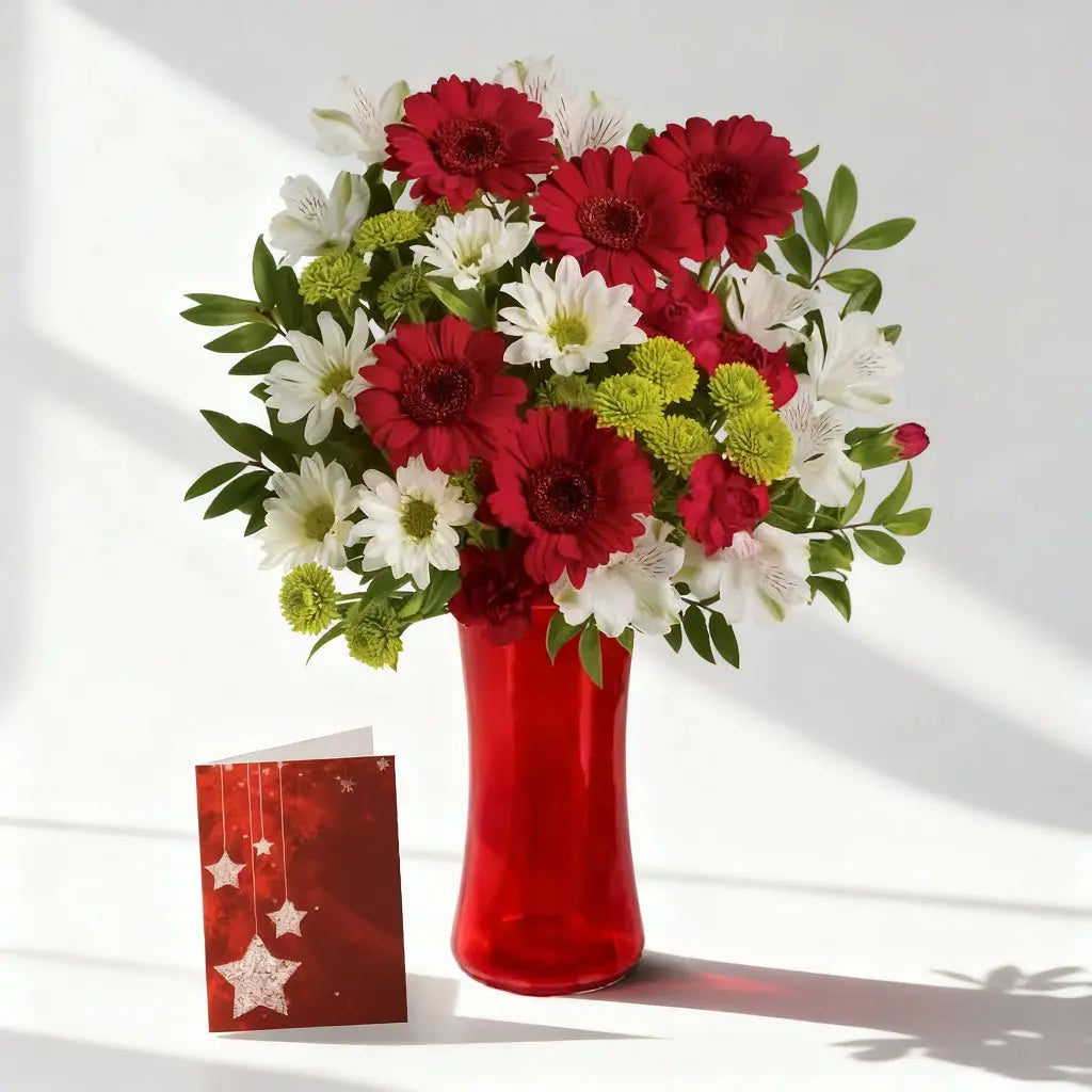 Christmas Celebration Bouquet 2 Send Blooms