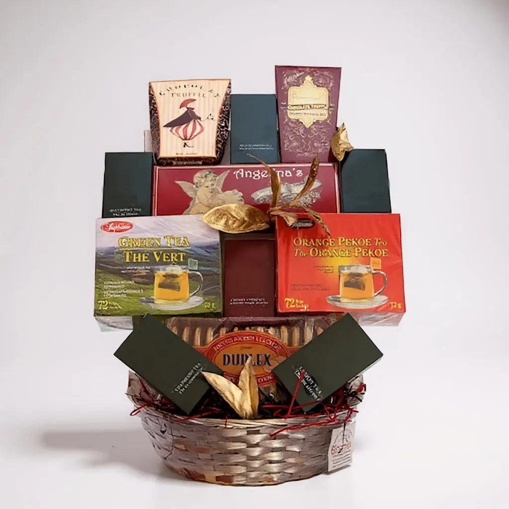 Premium Gourmet Tea Gift Basket Send Blooms