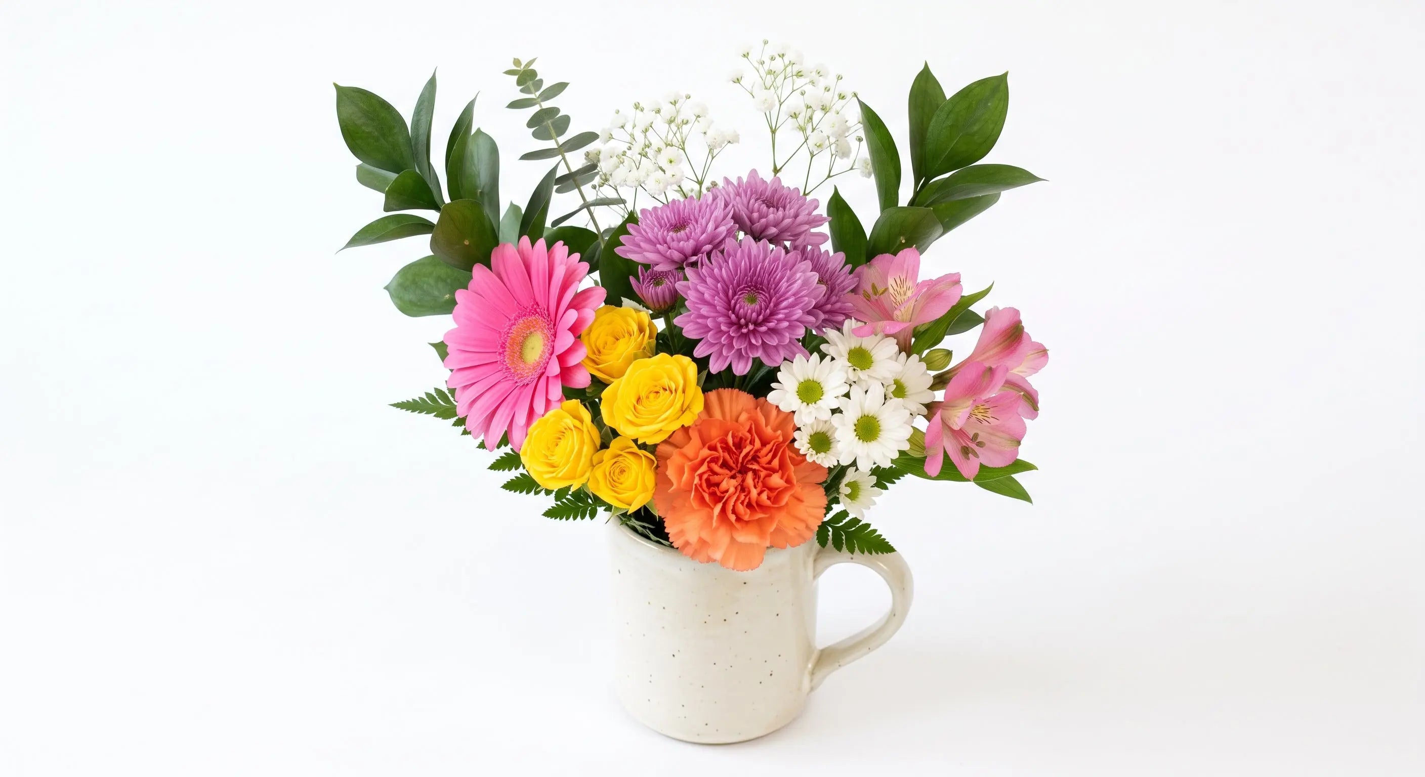 Designer Bright Bloom Mug Send Blooms