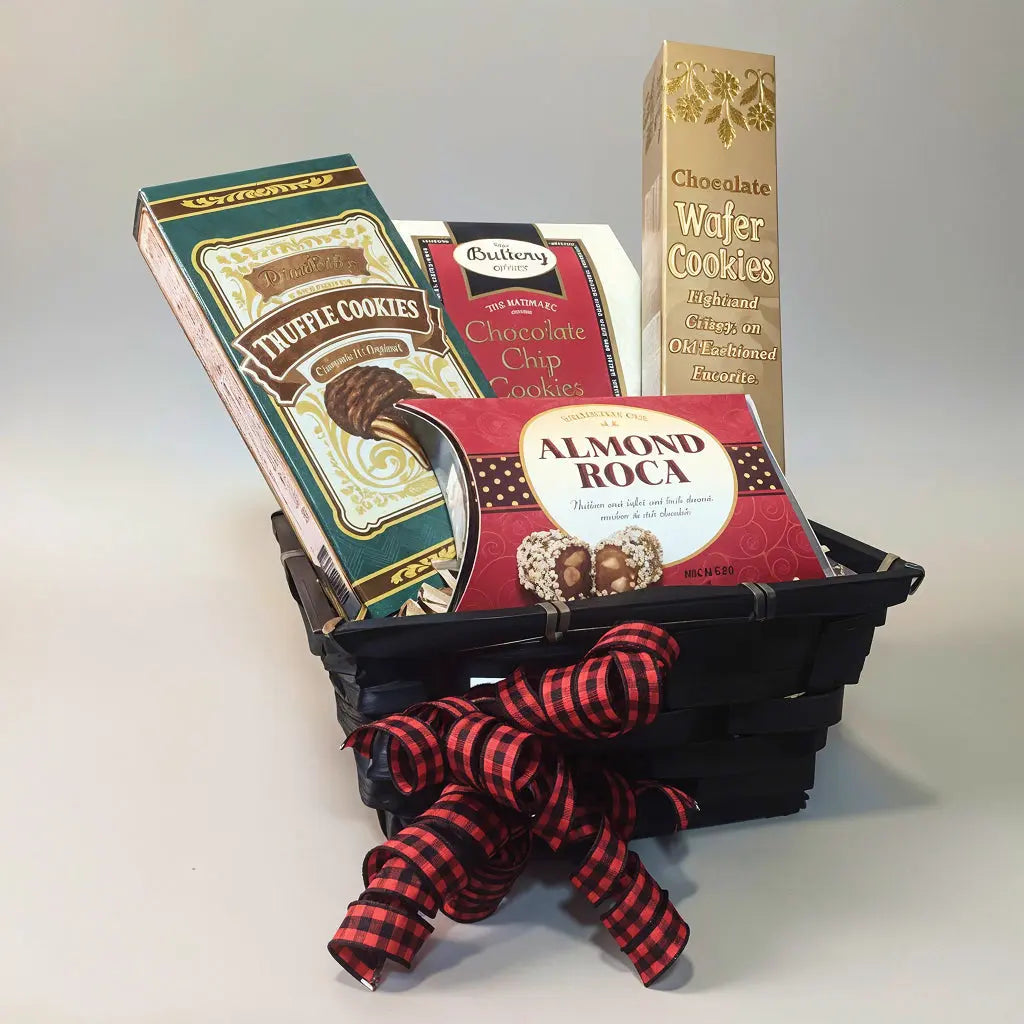 Festive Country Christmas Gift Basket Send Blooms