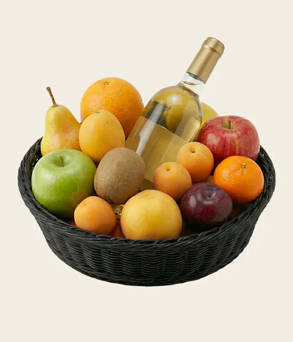 Fruit & White Wine Basket Send Blooms