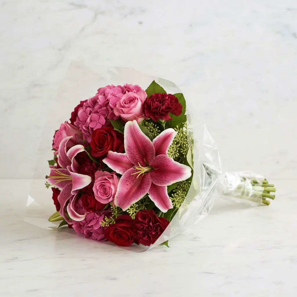 Fuscia Fun Bouquet Send Blooms