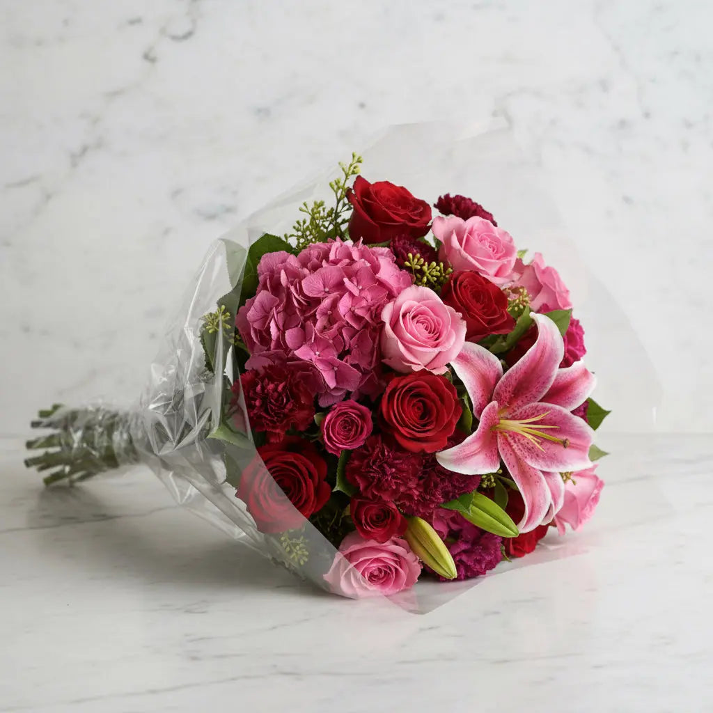 Fuscia Fun Bouquet Send Blooms
