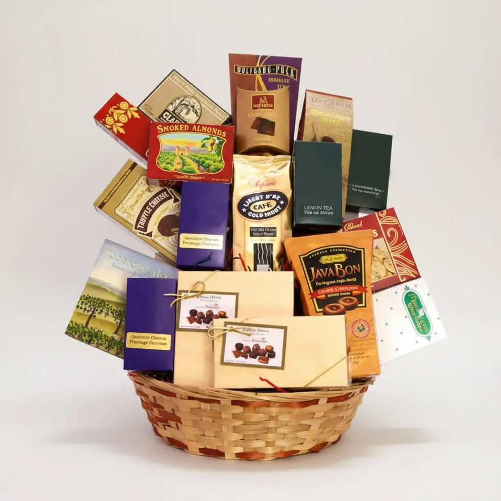 Gourmet Delights Gift Basket Send Blooms