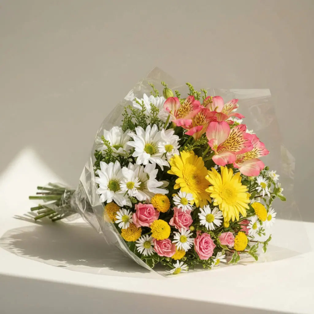 Happy Feelings Flower Bouquet Send Blooms