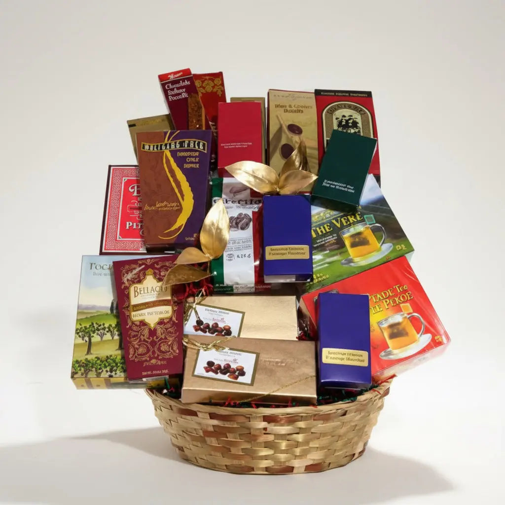 Happy Holidays to All Gift Basket Send Blooms