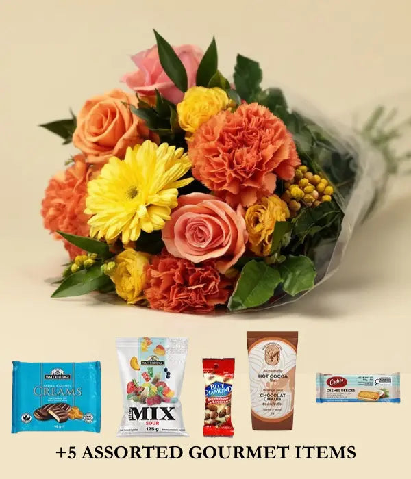 Inspired by Citrus Bouquet & Gourmet Gifts Send Blooms