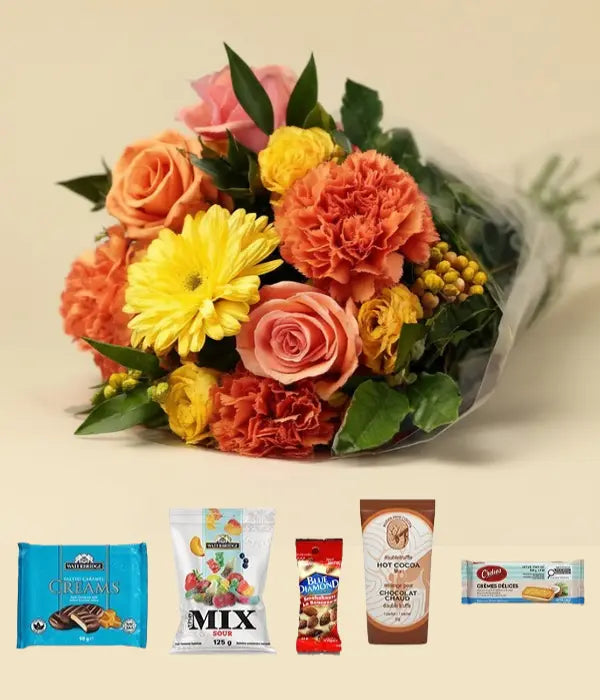 Inspired by Citrus Bouquet & Gourmet Gifts Send Blooms