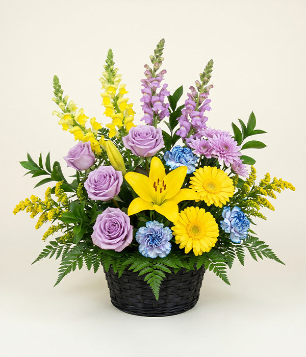 Lovely Florals Basket Send Blooms