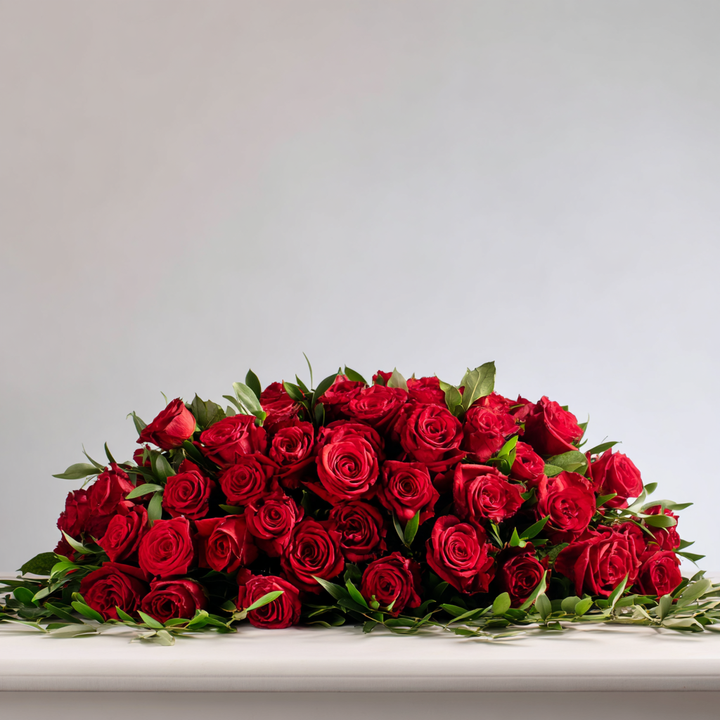 Love You Forever Casket Spray