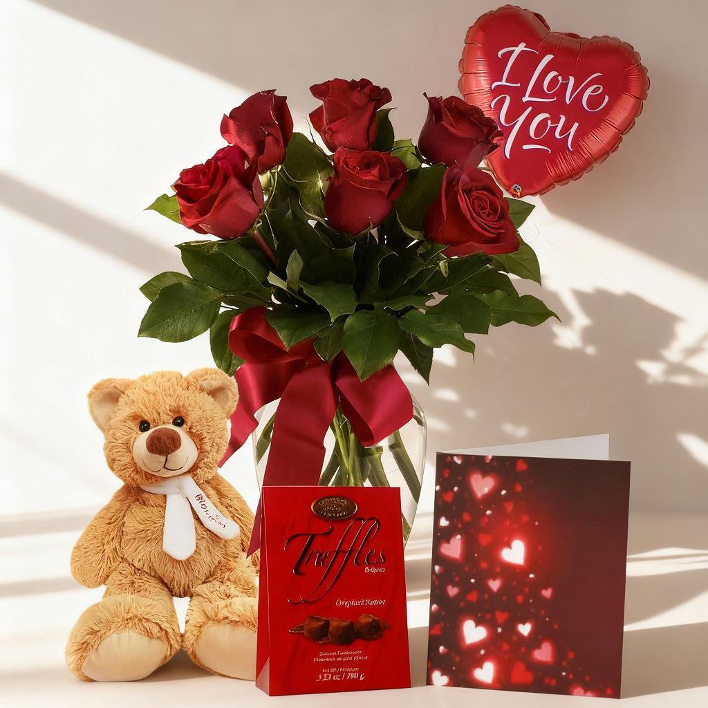 Lover's Gift Package 2 Send Blooms