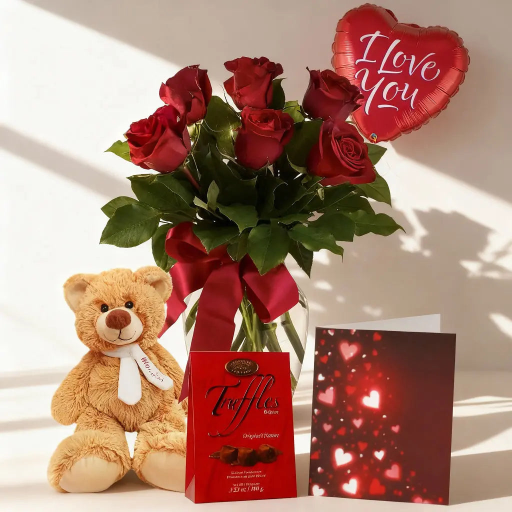 Lover's Gift Package 2 Send Blooms
