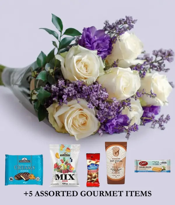 Magical Moments Bouquet & Gourmet Gifts Send Blooms