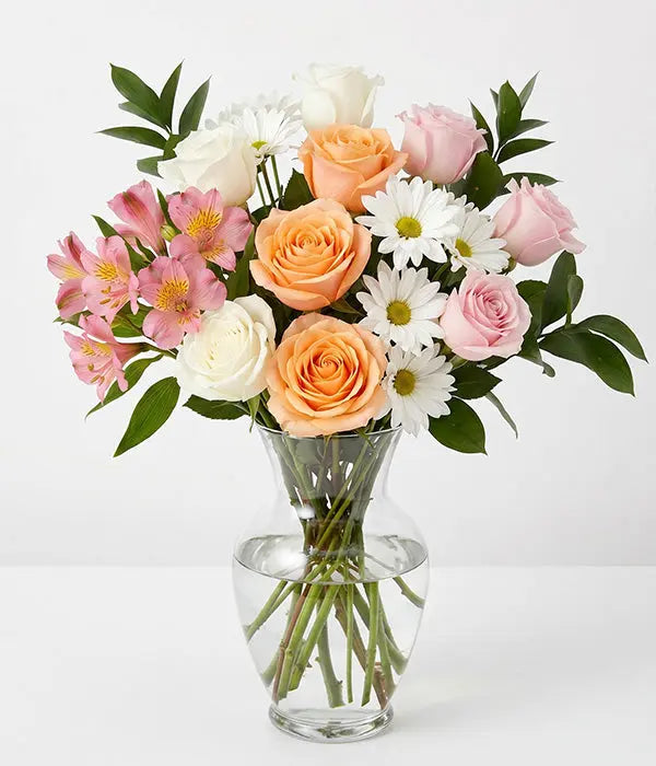 Pastel Buttercup Bouquet in Vase Send Blooms