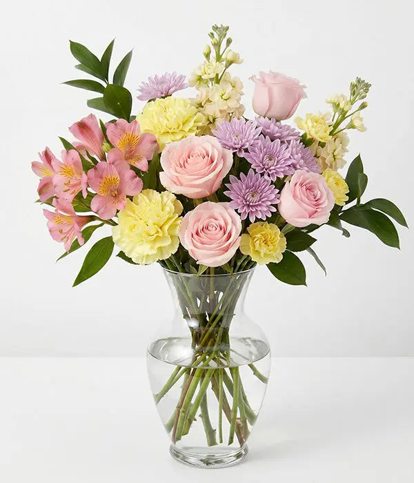 Pastel Dream Bouquet in Vase Send Blooms