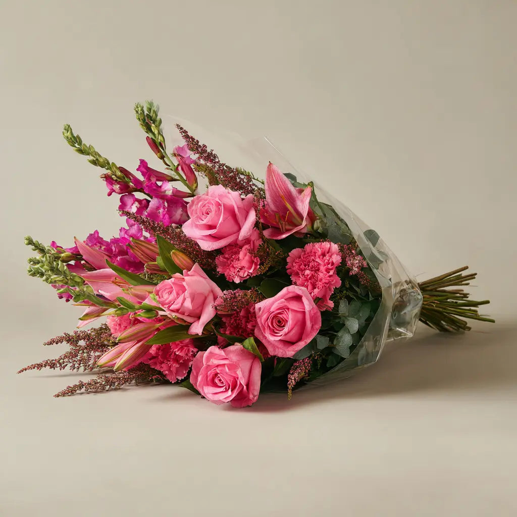 Pink Extravaganza Bouquet Send Blooms