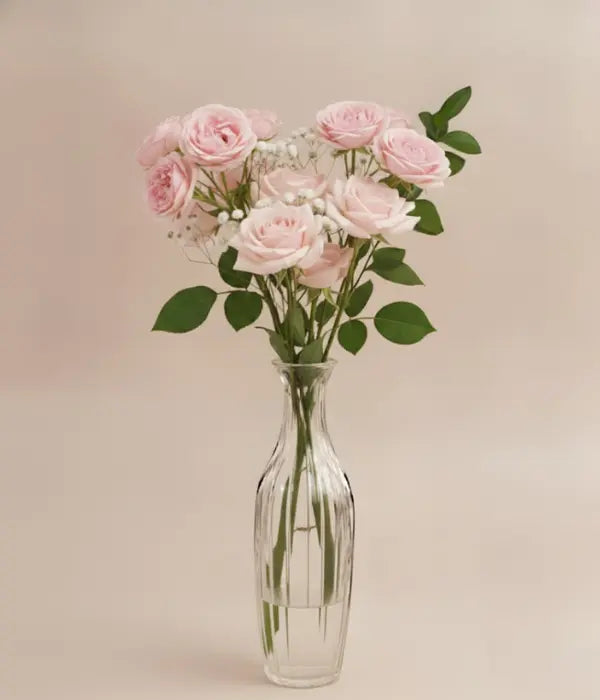 Pop of Pink Spray Rose in a Bud Vase Send Blooms