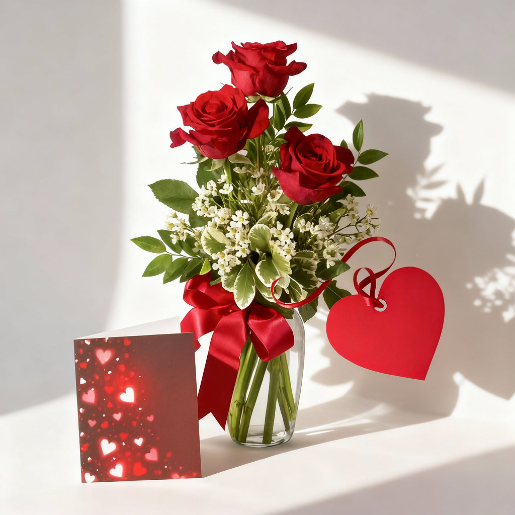 Premium Rose & Card Gift Set for Special Occasions Send Blooms