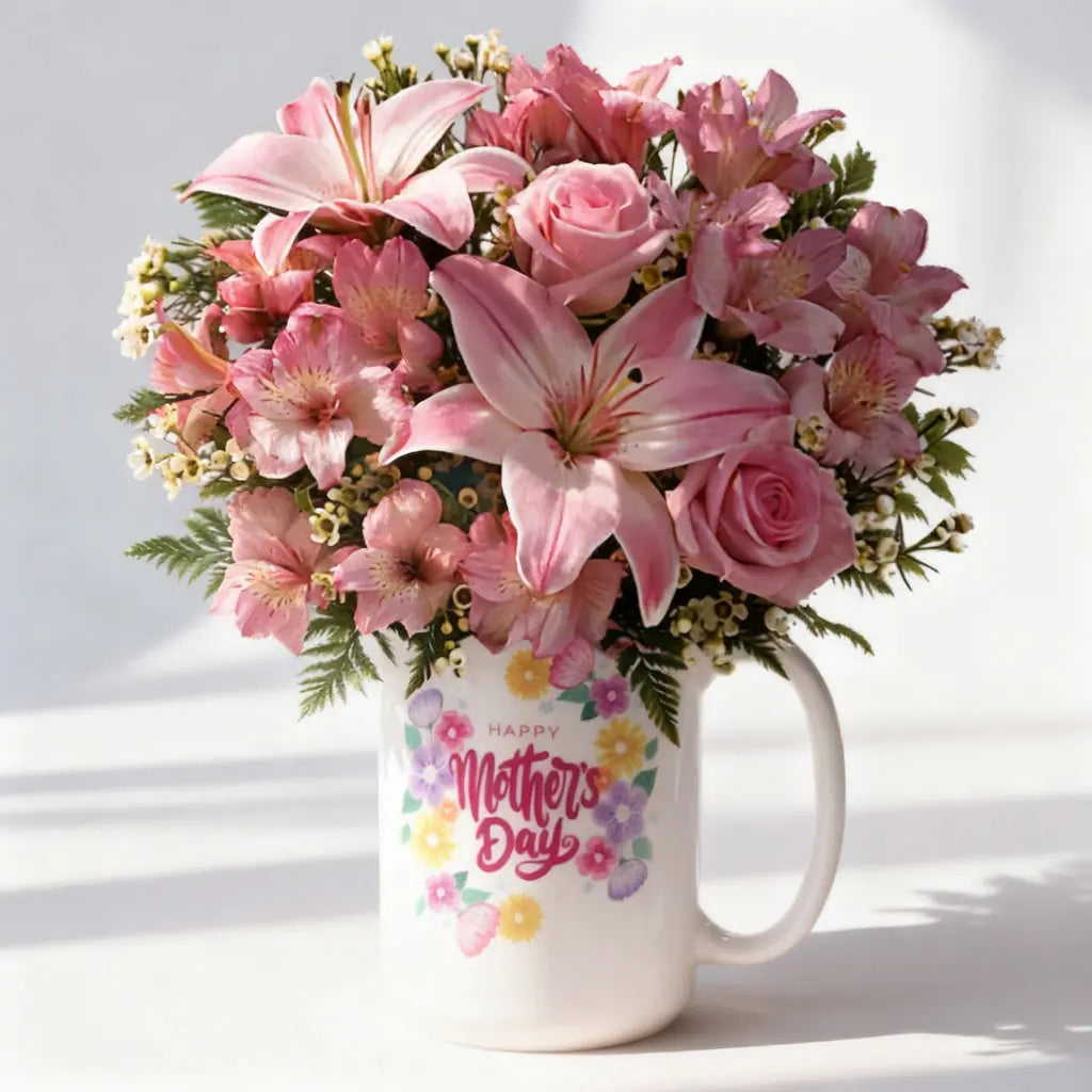 Rosy Dreaming Floral Bouquet Send Blooms