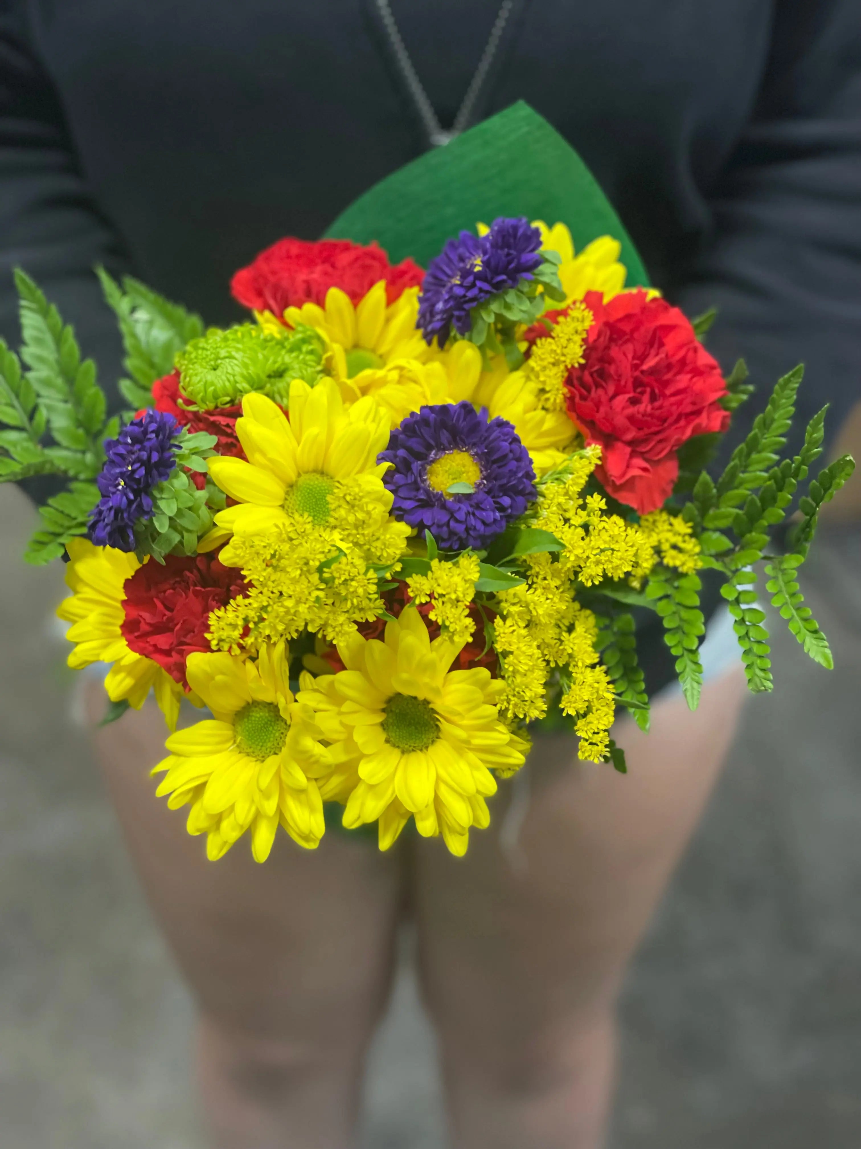 Vibrant Joy Bouquet in Mason Jar Send Blooms