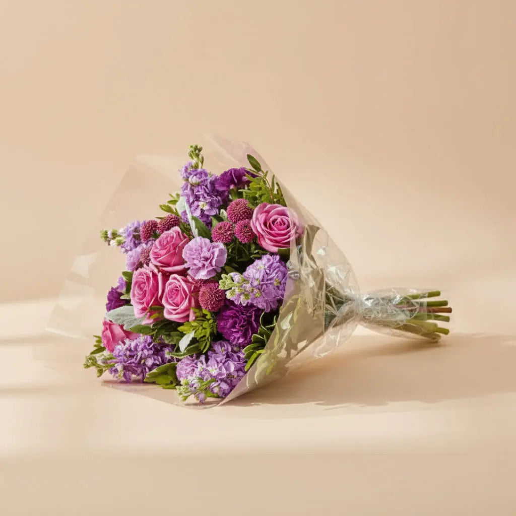 Vibrant Amethyst Garden Flower Bouquet Send Blooms