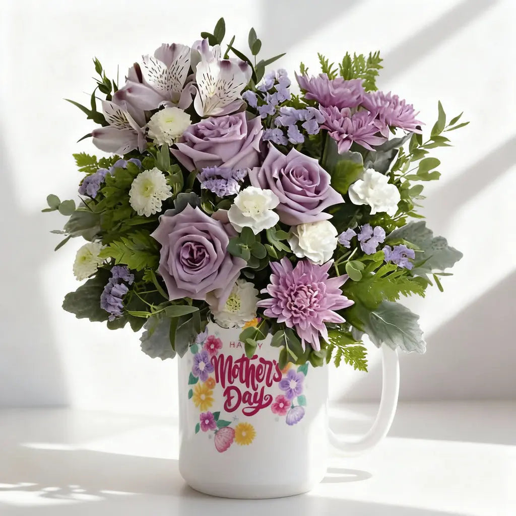 Vibrant Violet Flower Bouquet Send Blooms