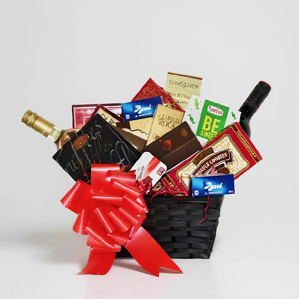 Gourmet Wine and Food Gift Basket for Special Occasions Send Blooms