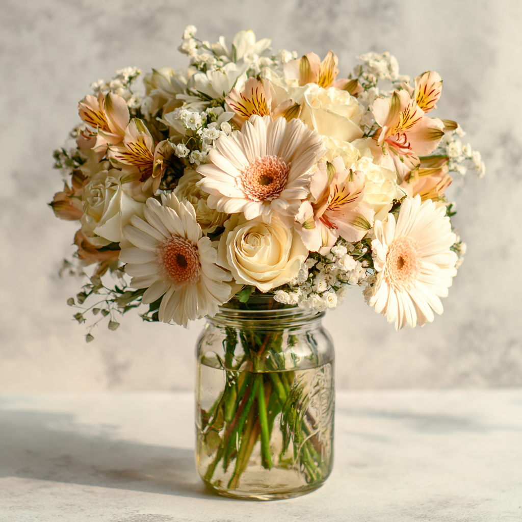 White Wonder in a Mason Jar