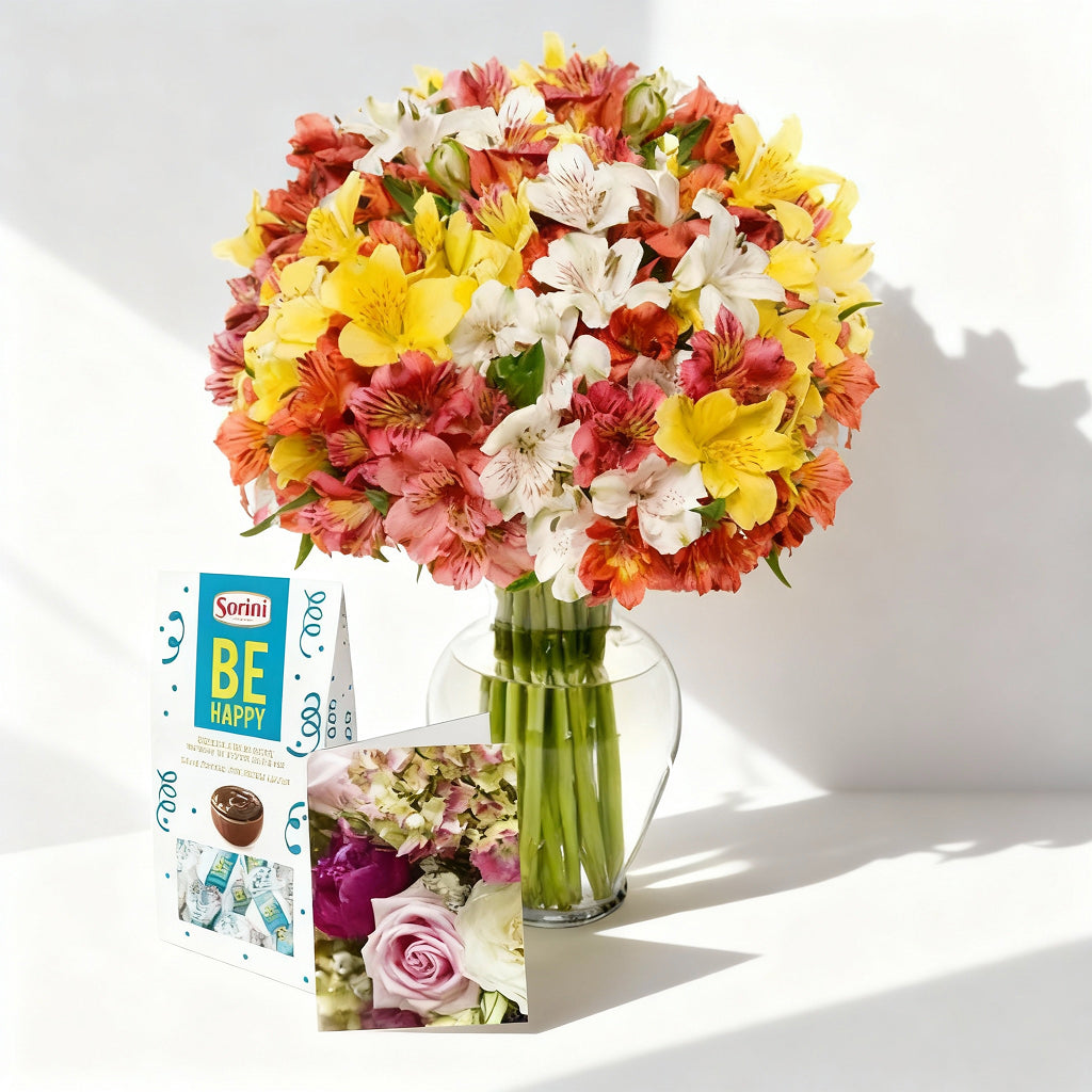 Alstroemeria Bunches Bouquet - XL Send Blooms