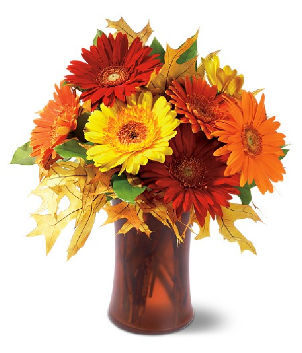 Vibrant Autumn Gerbera Daisies Bouquet