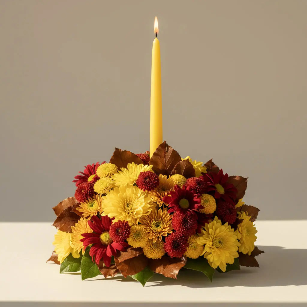 Autumn Harvest Table Centerpiece for Seasonal Decor Send Blooms