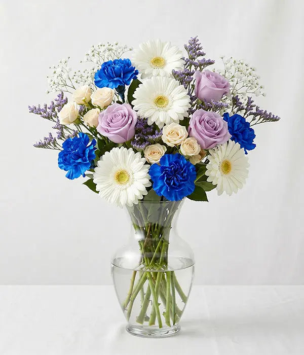 Beach Day Blooms Bouquet in Vase Send Blooms