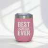 Best Mom Pink Stemless Wine Swig 12 oz Send Blooms