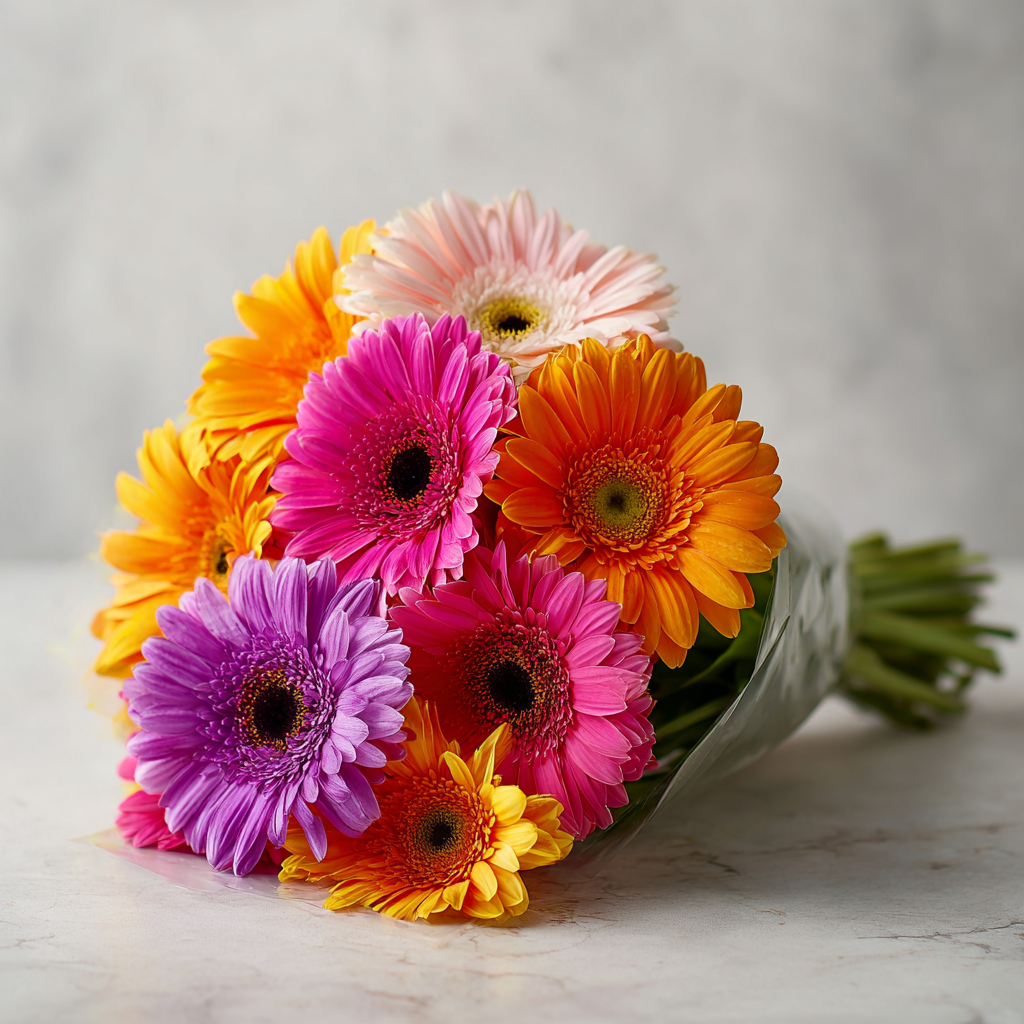 Bright Fun Gerbera Bouquet