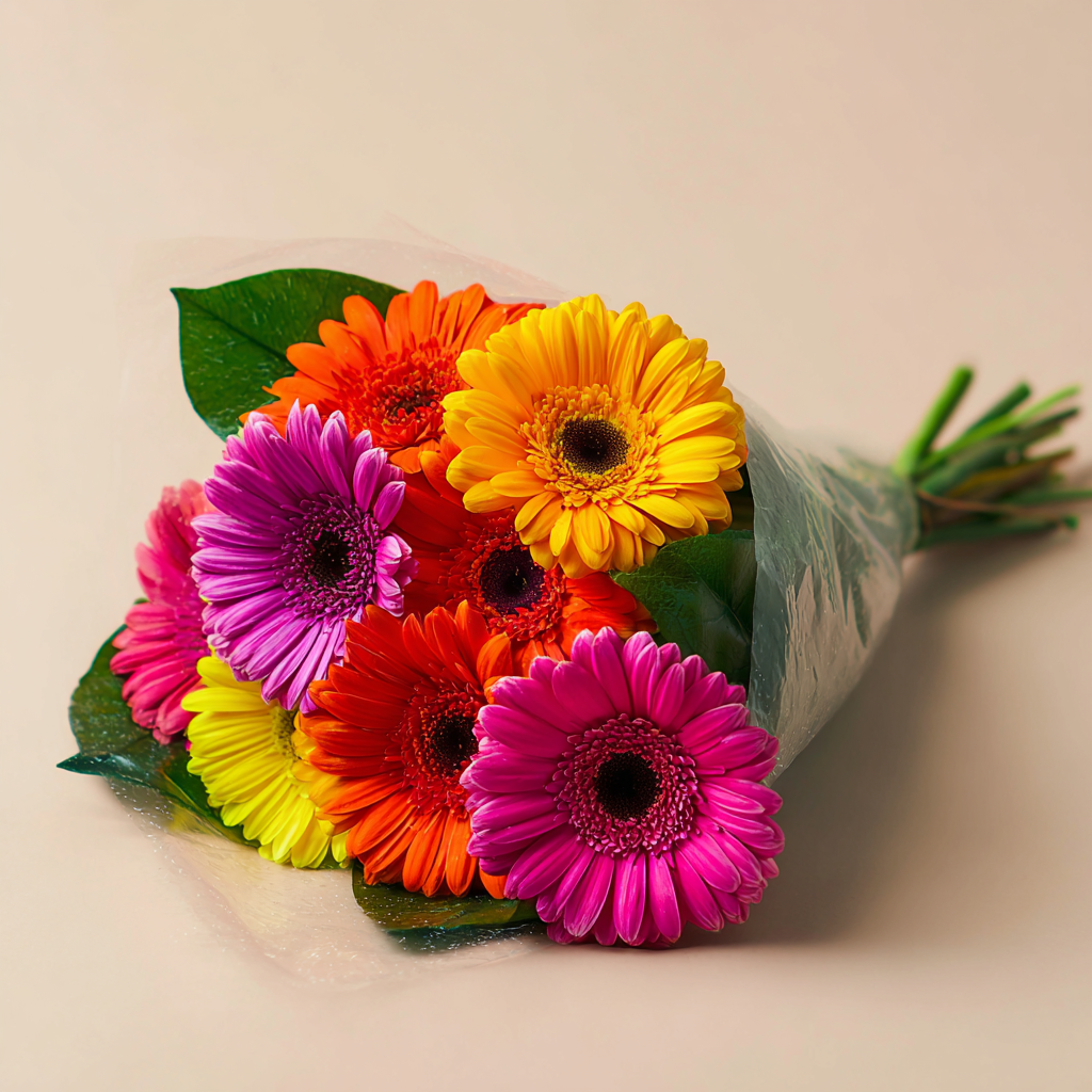 Bright Fun Gerbera Bouquet