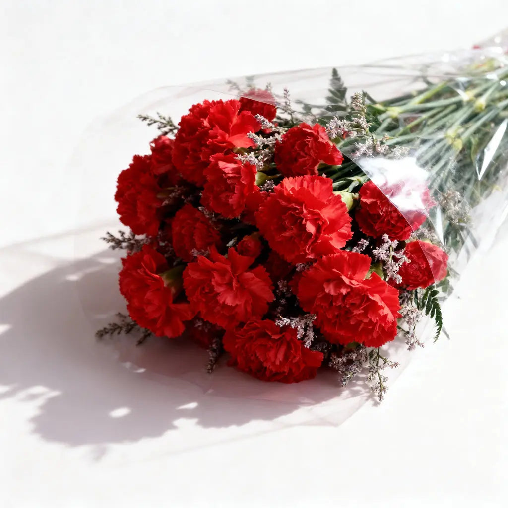 Bursting with Red Bouquet Send Blooms