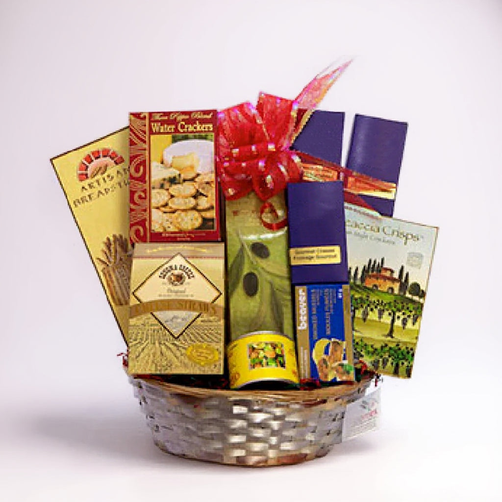 Gourmet Cheese Gift Basket for Cheese Lovers