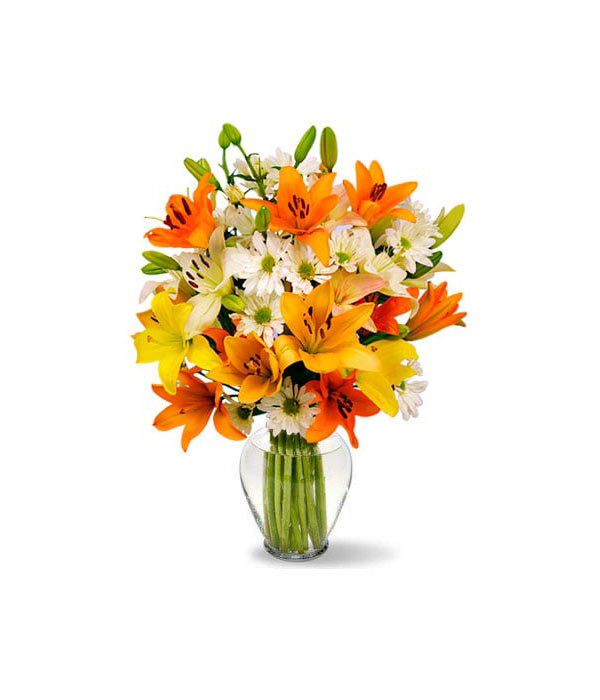 Orange & White Bouquet