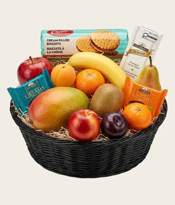 Chocolate & Fruit Gift Basket Send Blooms