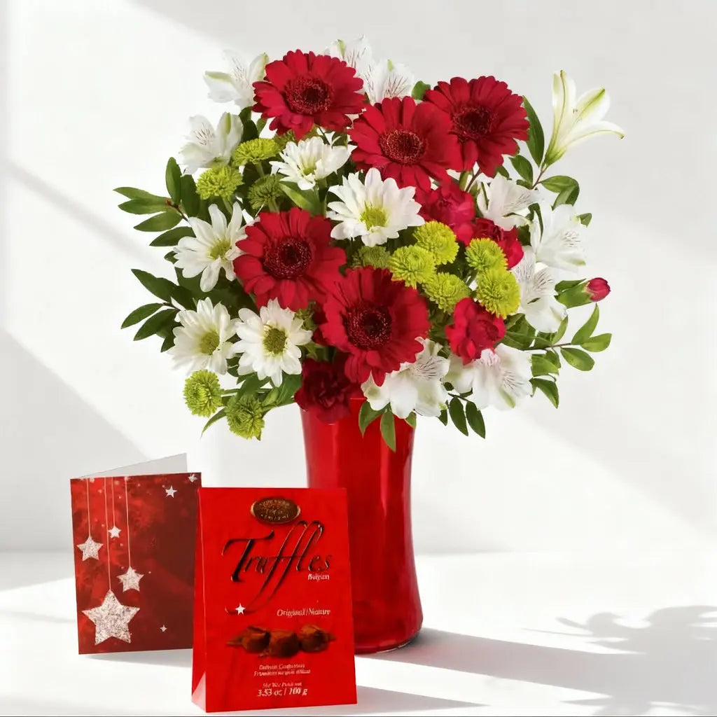Christmas Celebration Bouquet 4 Send Blooms