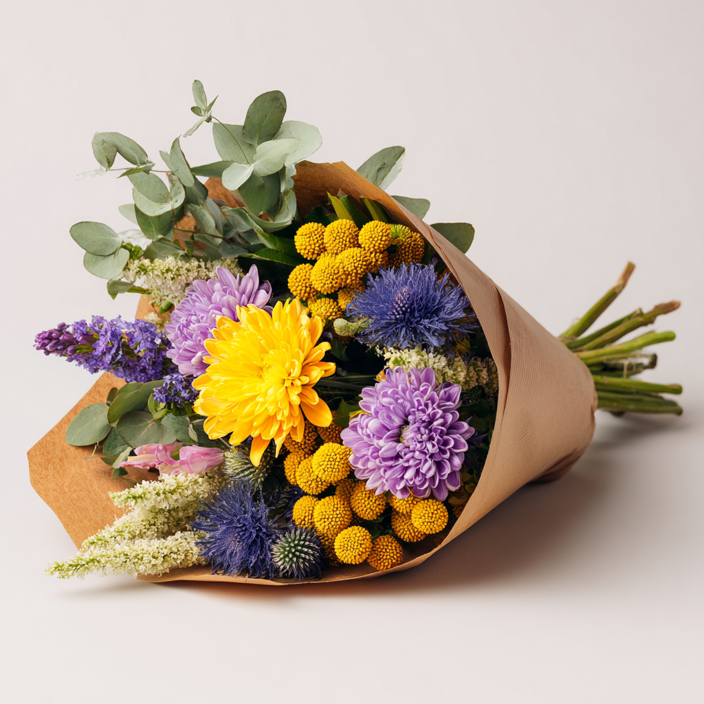 Custom Designed Contemporary Hand Tied Bouquet 1