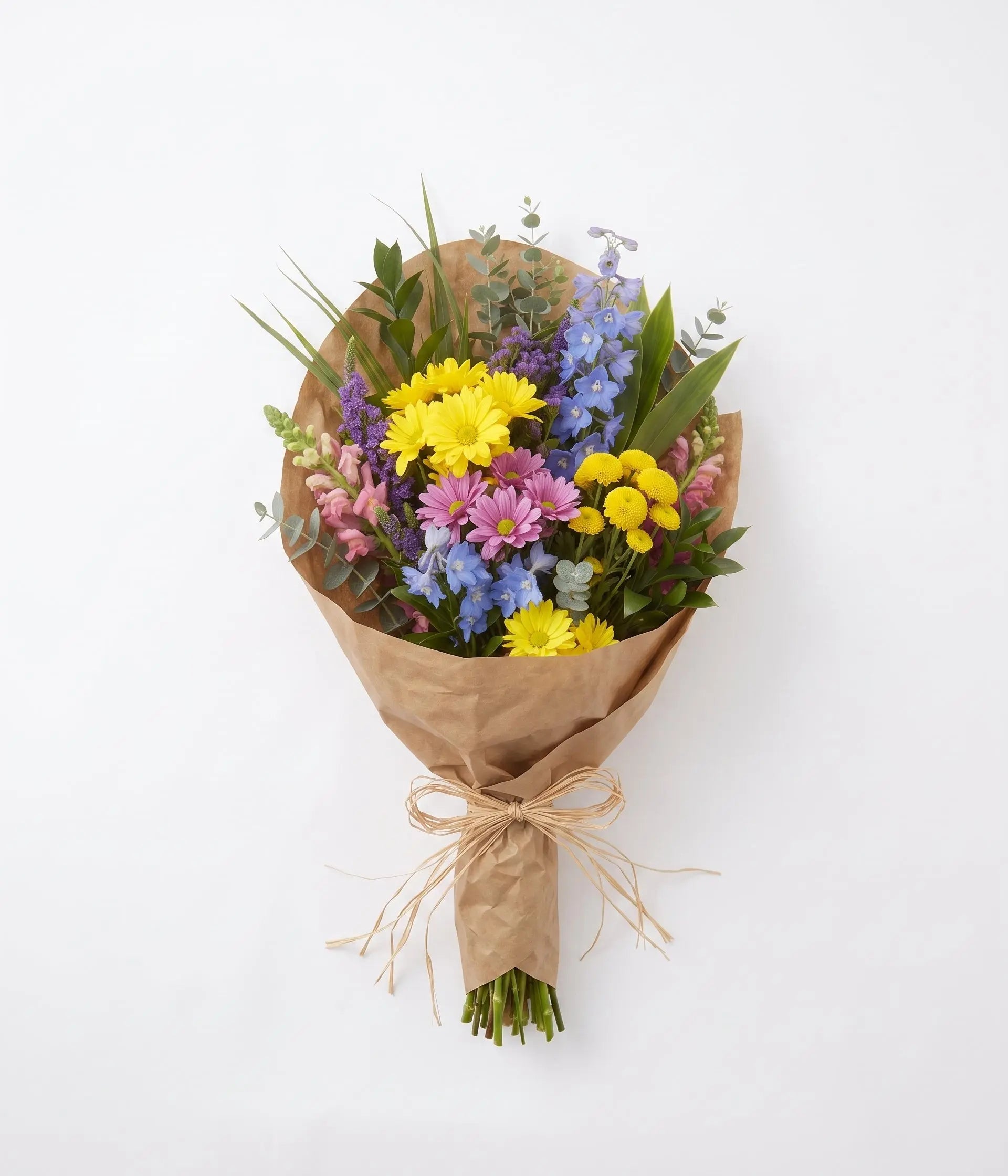 Custom Designed Contemporary Hand Tied Bouquet Send Blooms