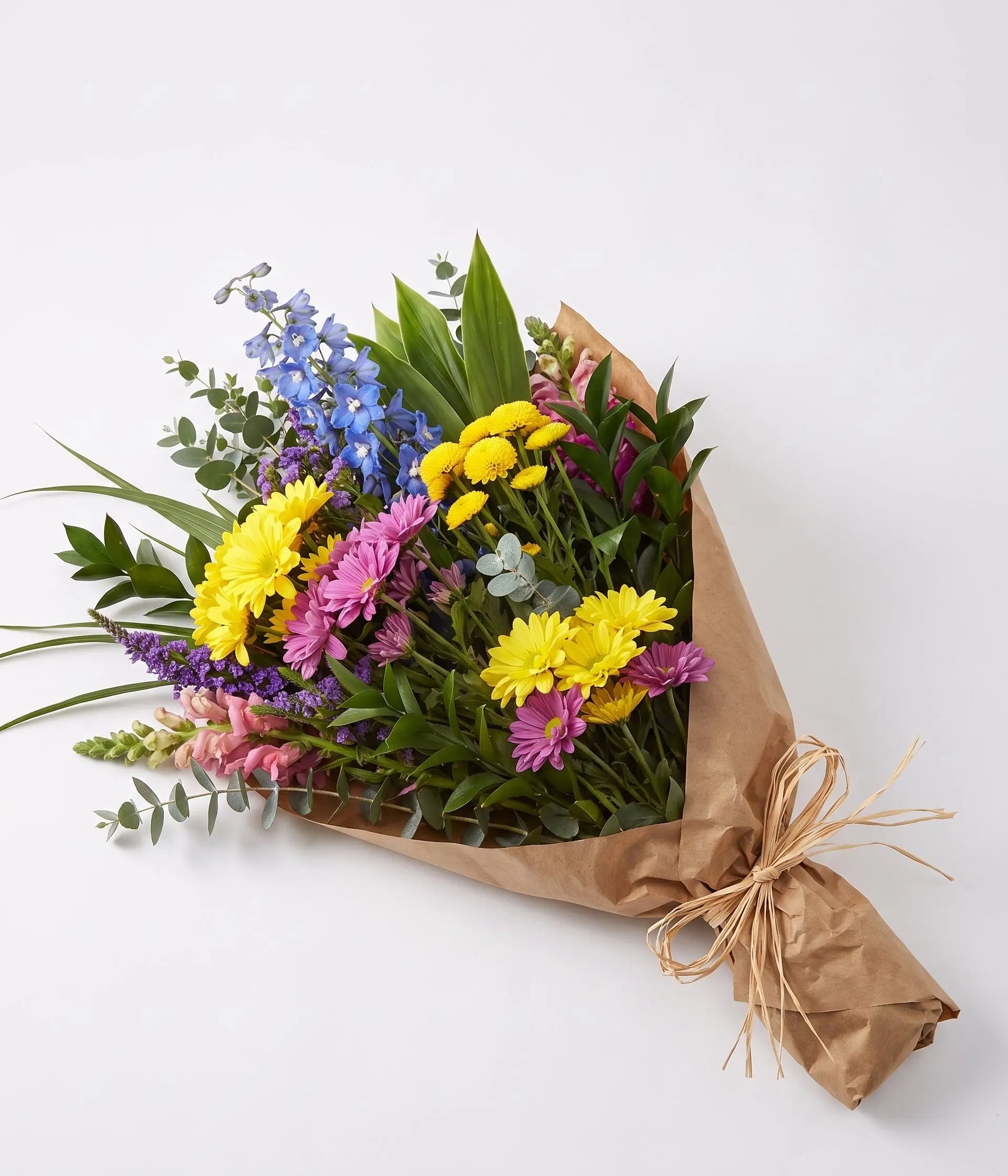 Custom Designed Contemporary Hand Tied Bouquet Send Blooms