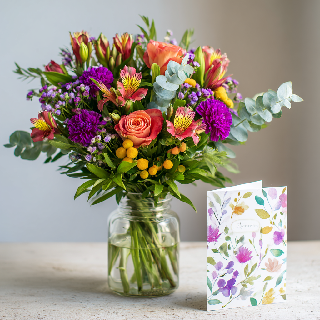 Custom Designed Mason Jar Arrangement 4